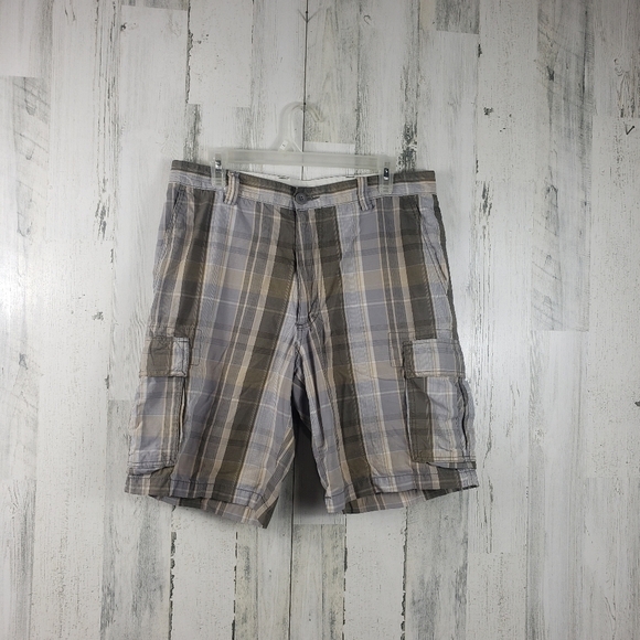 3/$15 mens dockers plaid cargo short size 34 - Picture 10 of 10